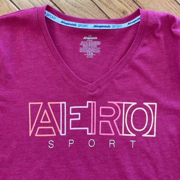 NWT Aeropostale Sport Pink Tee Size Large - Picture 5 of 8